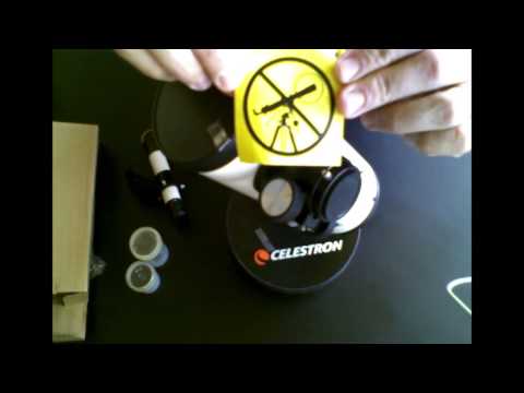 How to start using the Celestron FirstScope telescope