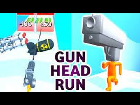 🍎Gun Head Run - Gameplay Walkthrough Part 1 Levels 1-15 Split Gun Run 3D (Android, iOS) | 2023