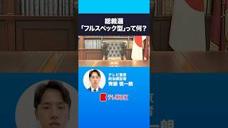 自民党総裁選「フルスペック型」って何？ #shorts #自民党 #総裁選 #フルスペック型