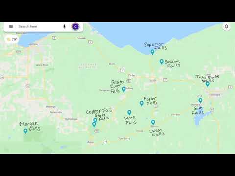 image-Where is the highest waterfall in Wisconsin?