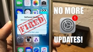 Get rid of Annoying Software Updates iPhone / iPad
