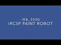 abb irb5500 irc5p robot paint spraying in action