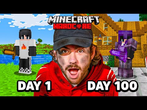 Unimaginable! I Survived 100 Hardcore Minecraft Days 😱