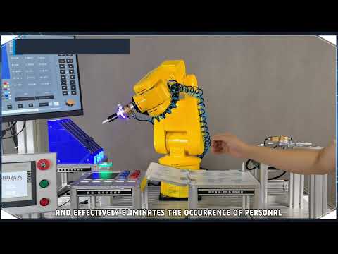 W 8 six axis industrial robot training workstation