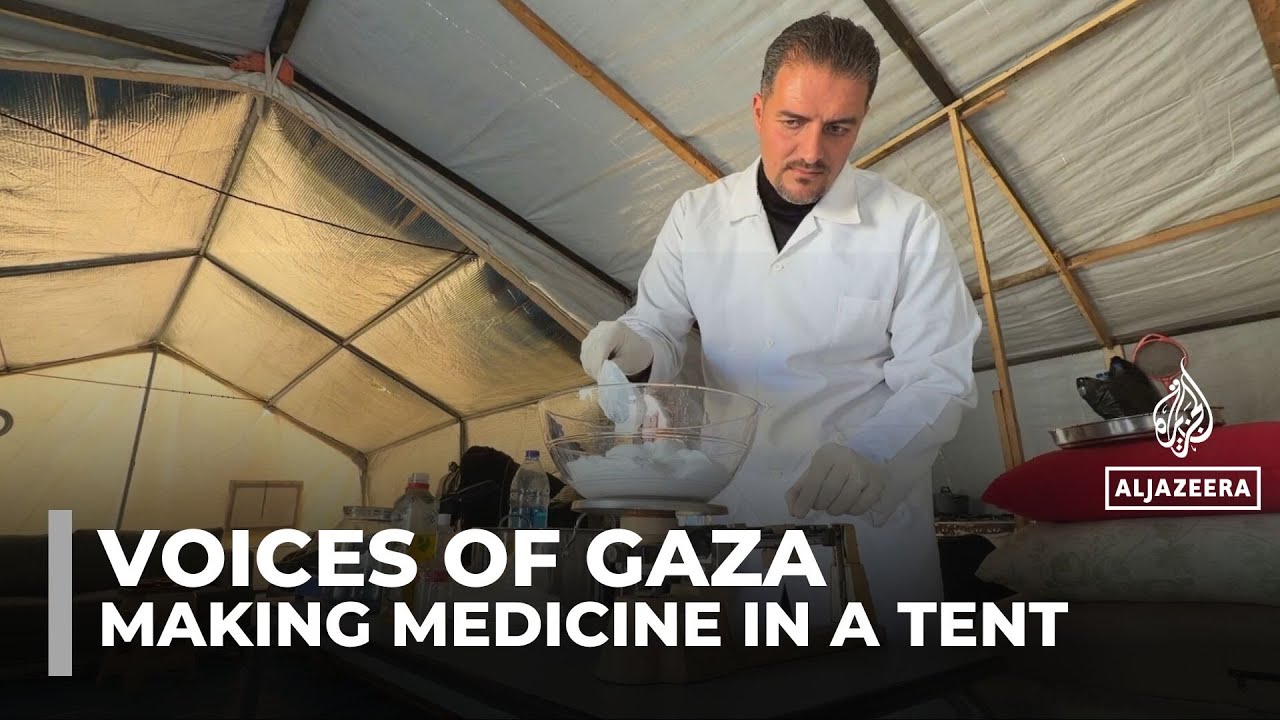 Video | Gaza doctor turns tent into makeshift pharmacy as Israeli blockade fuels medicine crisis