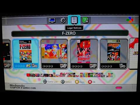 Super Famicom Mini menu in English!!