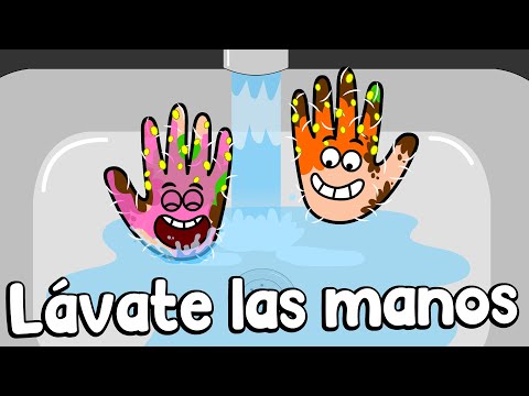 LÁVATE LAS MANOS - Hábitos saludables - Lavado de manos - Dibujos animados para niños - Preescolar