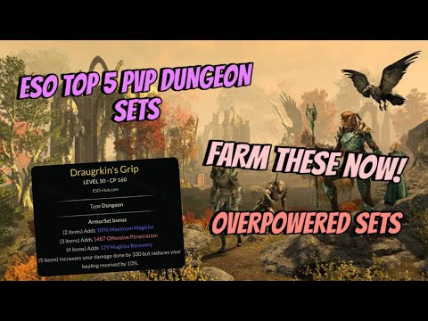 ESO Top 5 PVP Dungeon Sets In Subclassing