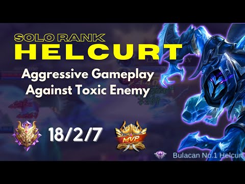 Solo Rank Helcurt Aggressive Gameplay Against Toxic Enemy