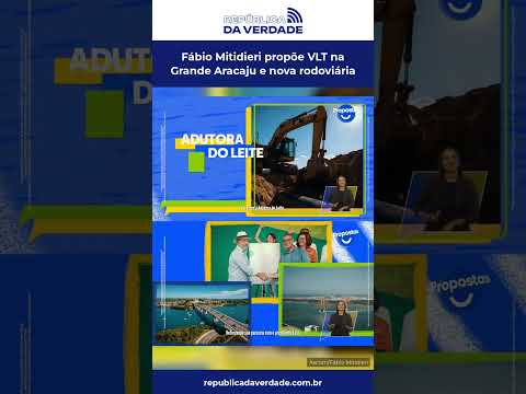 As propostas de Fábio Mitidieri para a infraestrutura de Sergipe #Shorts