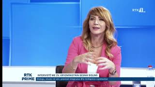 RTK Prime - Intervistë me zv kryeministrin Besnik Bislimi 05.08.2022