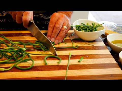 How to Make Garlic Scape Pesto