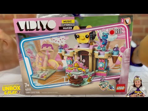 LEGO VIDYO Candy Castle Stage 43111 Unbox And Play #LEGO #legounboxing #unboxingandreview