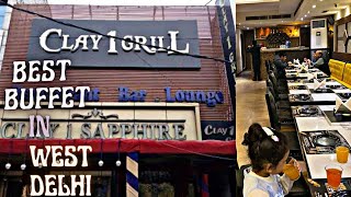 Clay one grill buffet review | best buffet in West Delhi #food #buffet #grill #youtube