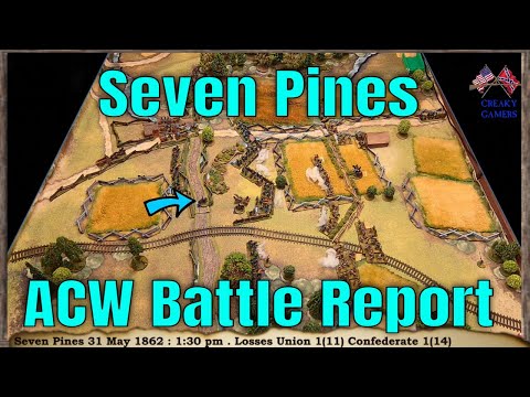American Civil War Battle Report Seven Pines Fair Oaks Fire and Fury