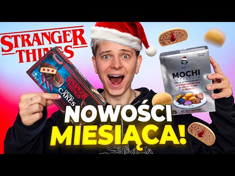 PIERNIKOWE LODY MOCHI?!😍🎄🎁 TESTUJĘ NOWOŚCI SŁODYCZOWE Z LISTOPADA 😱 | Dominik Rupiński