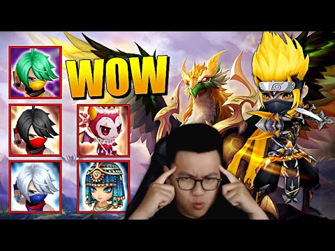 THE CRAZY TRIPLE NINJA RTA TEAM  (and some birds, cats) | Summoners War Special League RTA