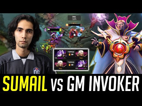 SumaiL HARD CARRY 4v5 Game - against GrandMaster INVOKER Mid DOTA 2