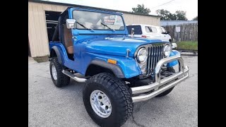 Video Thumbnail for 1979 Jeep CJ-5