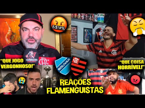 REAÇÕES dos FLAMENGUISTAS FURIOSOS com a DERROTA - BOLIVAR 2X1 FLAMENGO [REACT LIBERTADORES 2024]