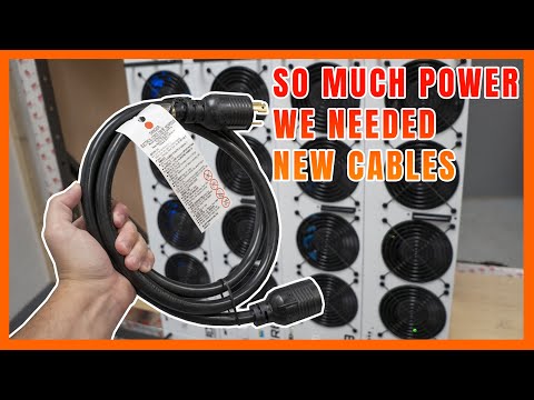 So Much POWER We Needed New Cables! R8 Server Case Rack is Almost Done!