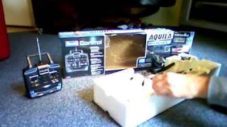 Revell Aquila/alloy shark rc helicopter unboxing and first flight