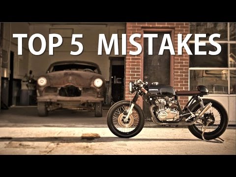 Top 5 Mistakes about Cafe Racer Projects