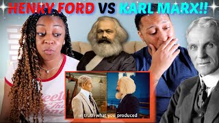 Epic Rap Battles Of History Henry Ford vs Karl Marx REACTION!!