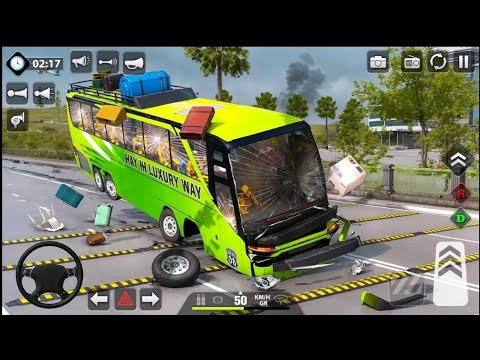 Hill Bus Driving 2026 - Indian Offroad Bus Simulator 3D - Bus Game Andriod Gameplay