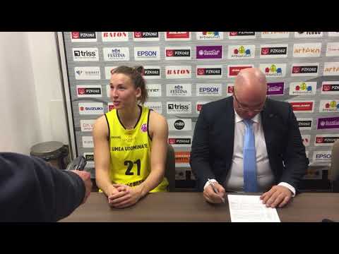 Artego Bydgoszcz (POL) v Umea Udominate (SWE). EuroCup 2017/2018. Press conference