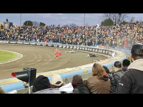 żużel, upadek Kubery 22.04.2022