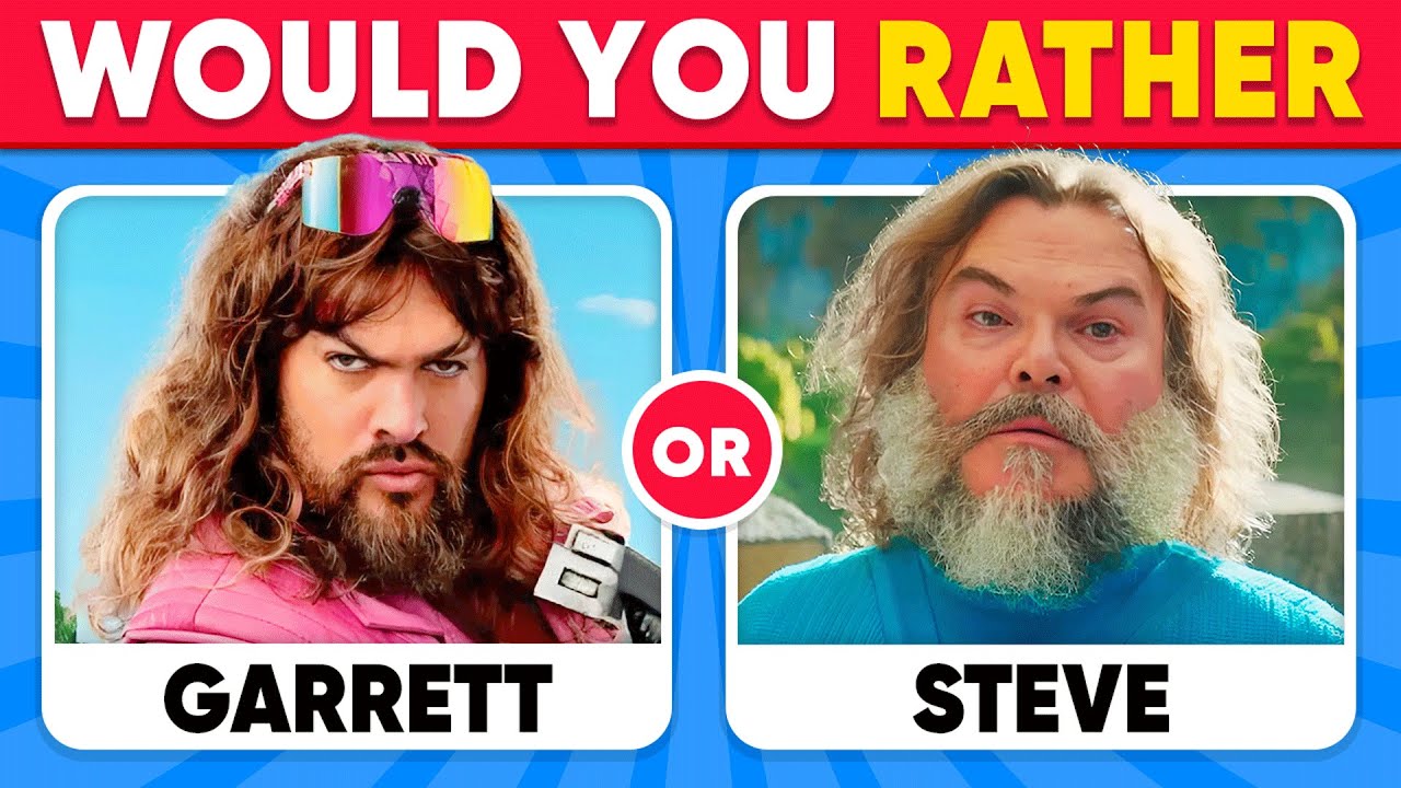 Would You Rather - Minecraft Movie 2025 🧟🐔⛏️💥 Minecraft Movie Quiz ~ Steve, Garbage Man