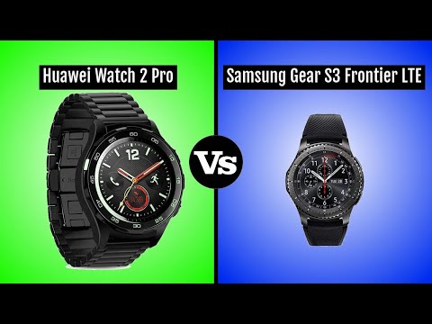 Huawei Watch 2 Pro vs Samsung Gear S3 Frontier LTE