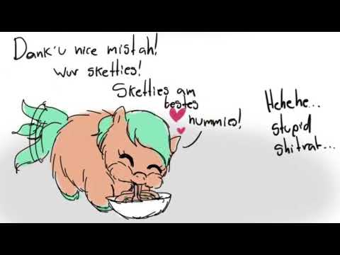 "Abuse attempt" (Art by neku-chan, voiceover by gayroommate) fluffy pony