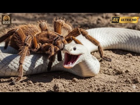 Wildlife Battle: Tarantola contro Cobra Reale: uno scontro da non perdere!