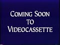 Coming Soon To Videocassette 1994 2000