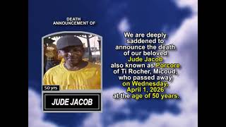 Jude Jacob ~ Short Obituary