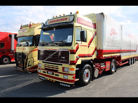 VOLVO F16 GLOBETROTTER ZURKIRCHEN EXHAUST SOUND Rüssel Truck Show 2023 TransShop.eu