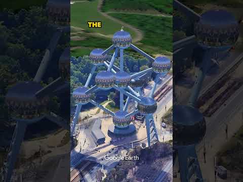 The pure beauty of The Atomium 🇧🇪  #shorts #atomium #belgium