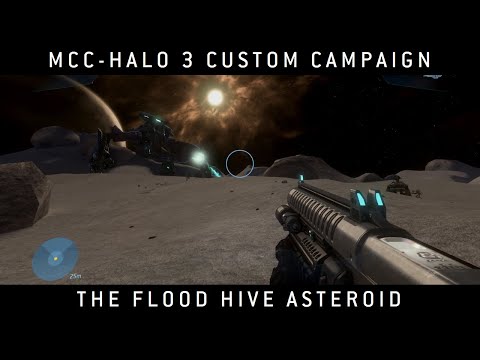 Halo MCC: Halo 3 Custom Campaign - The Flood Hive Asteroid