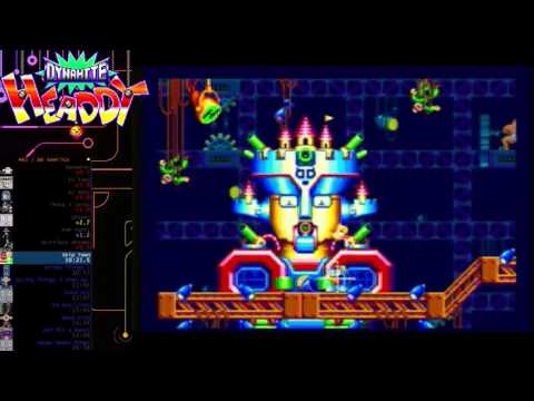 Dynamite Headdy speedrun in 38:22 (old World Record)