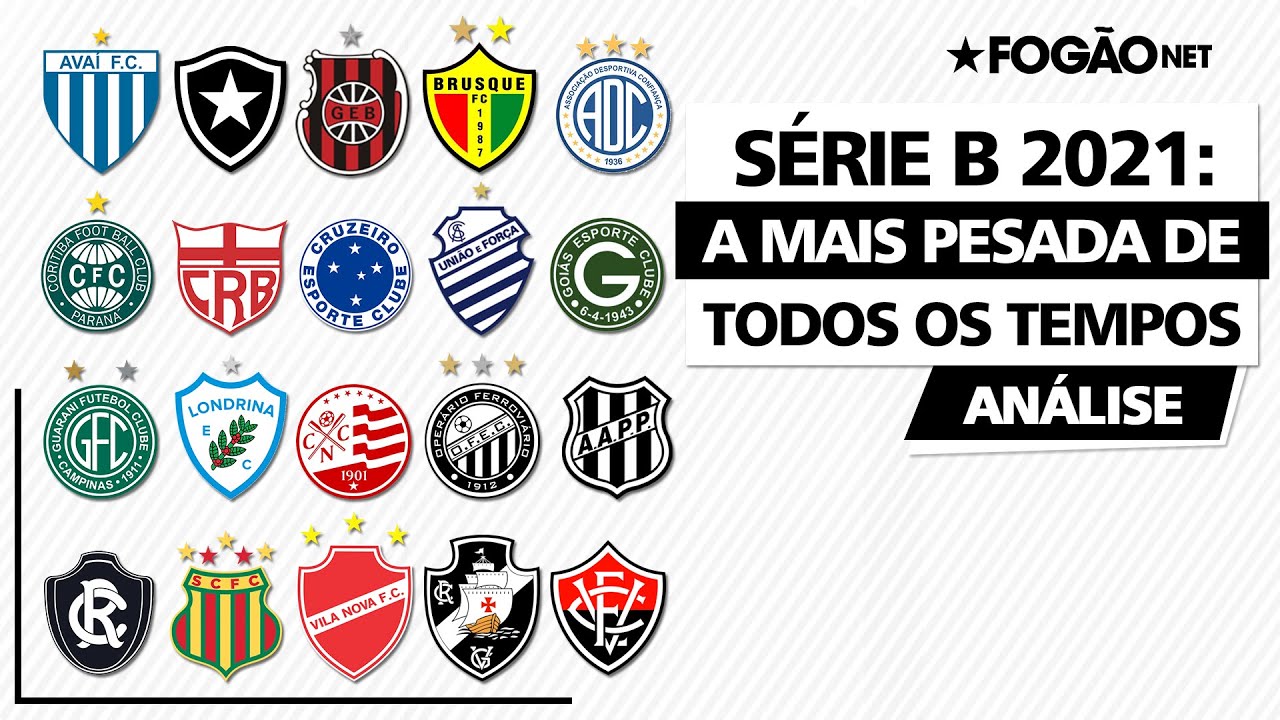 Histórica Série B de 2021 reunirá 5 campeões brasileiros: Vasco, Cruzeiro, Botafogo, Coritiba e Guarani