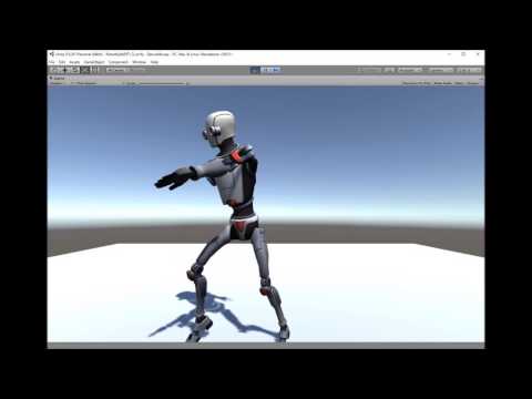Robot Kyleが音楽に合わせてダンスを踊る動画