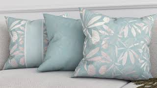 Декоративная подушка «942132» бирюзовый, тиффани — видео о товаре