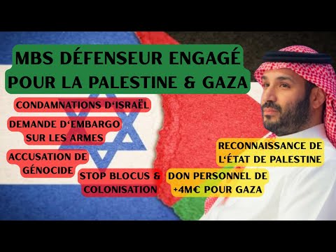 MBS : Discours & Actions pour Gaza et la Palestine