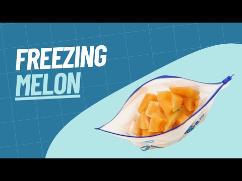 How To Freeze Melons