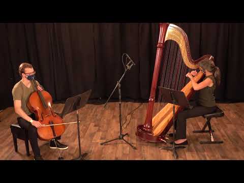 1-10-21 Bedtime With Bach - Jacob Wunsch, cello & Alisa Coffey, harp