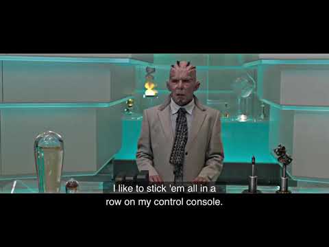 Guardians of the Galaxy - Yondo mocks shopkeeper on Xandar