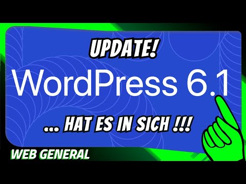WordPress 6.1 Update · All the new features in 5 minutes!