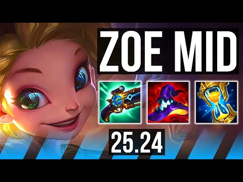 ZOE vs YASUO (MID) | EUW Master | 25.24